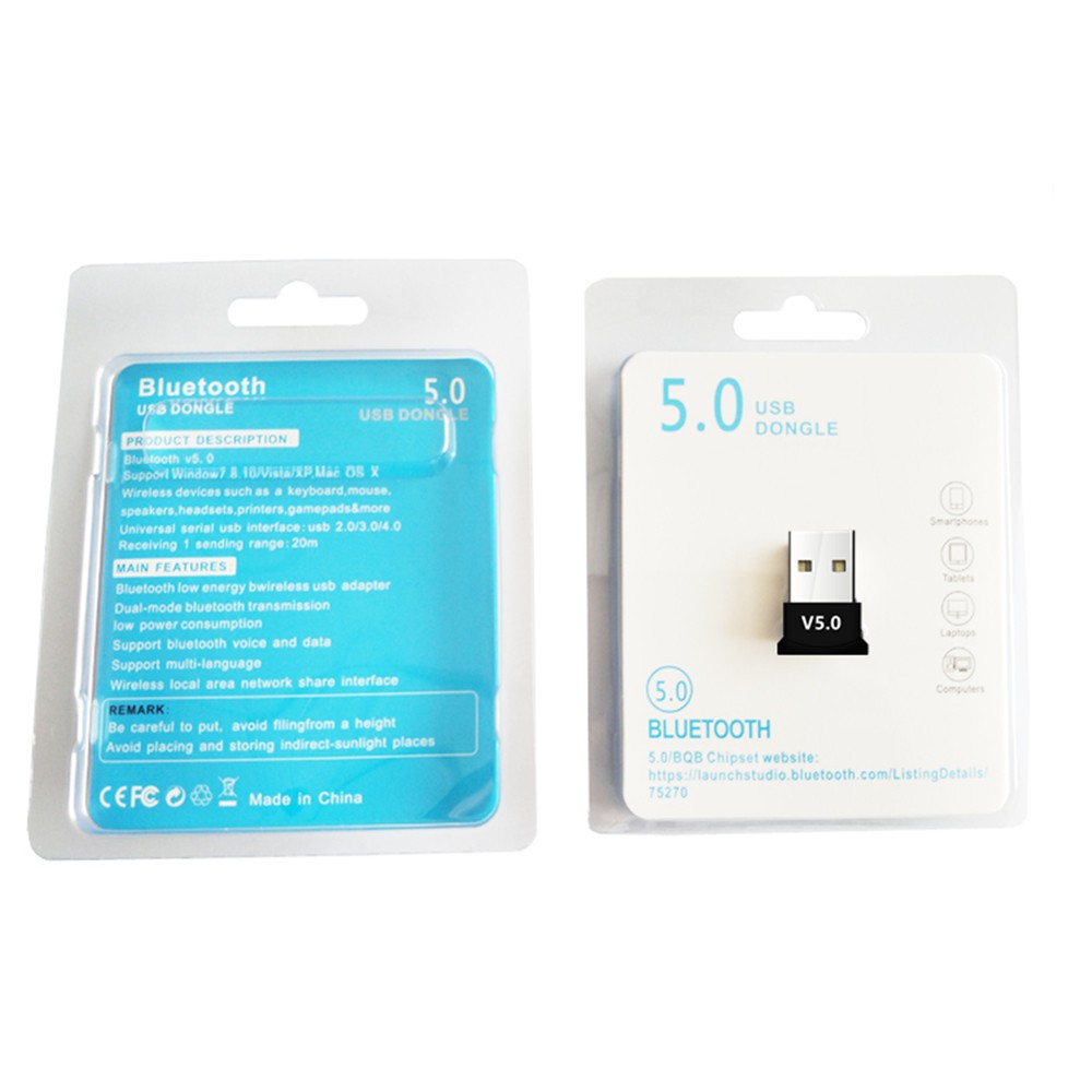 Usb bluetooth v5.0 cho pc, laptop tương thích windows 7/8/8.1/10/11