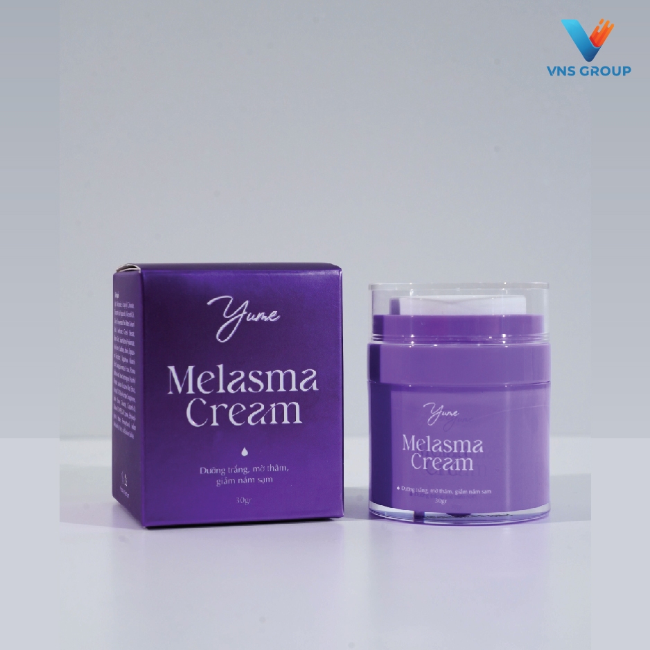 Kem nám Melasma Cream VNS Group 30g tặng 1 Yume Peeling Serum 30ml