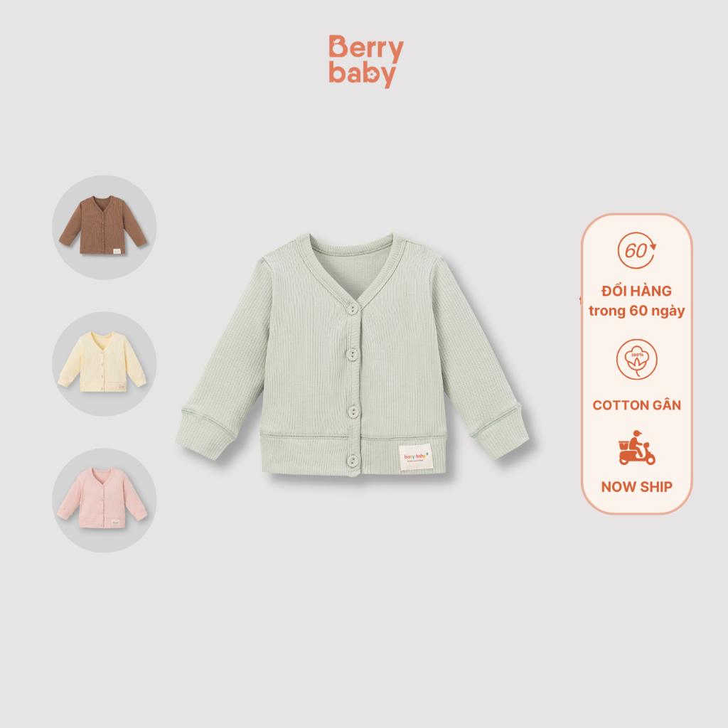 Áo khoác cho bé BERRY cardigan cho bé trai bé gái nhiều màu áo khoác mỏng MAYA