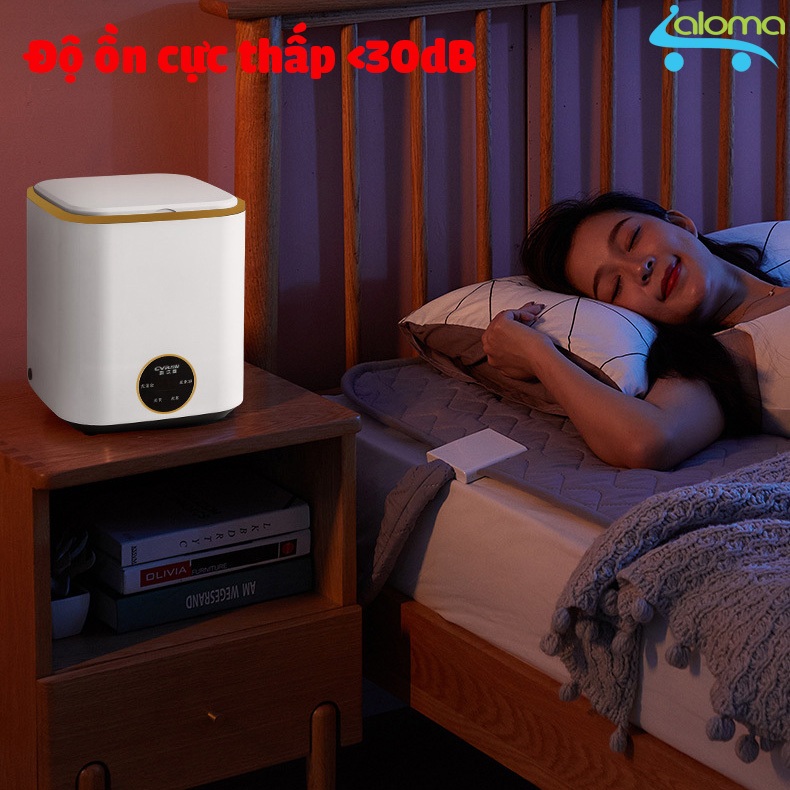 Máy giặt mini hoàn toàn tự động CVRAW 12 lít giặt đồ trắng đồ lót đồ mỏng đồ cho bé