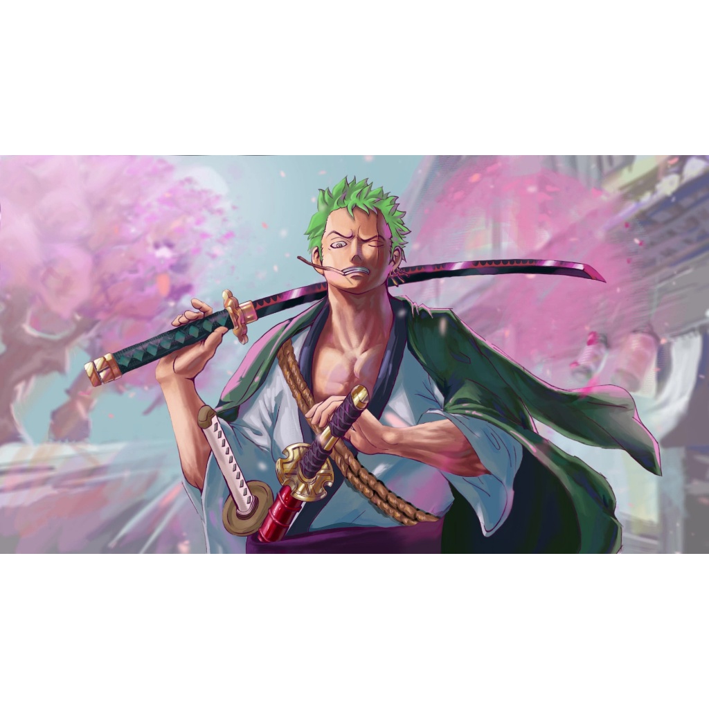 Tranh Dán Tường Roronoa Zoro One Piece
