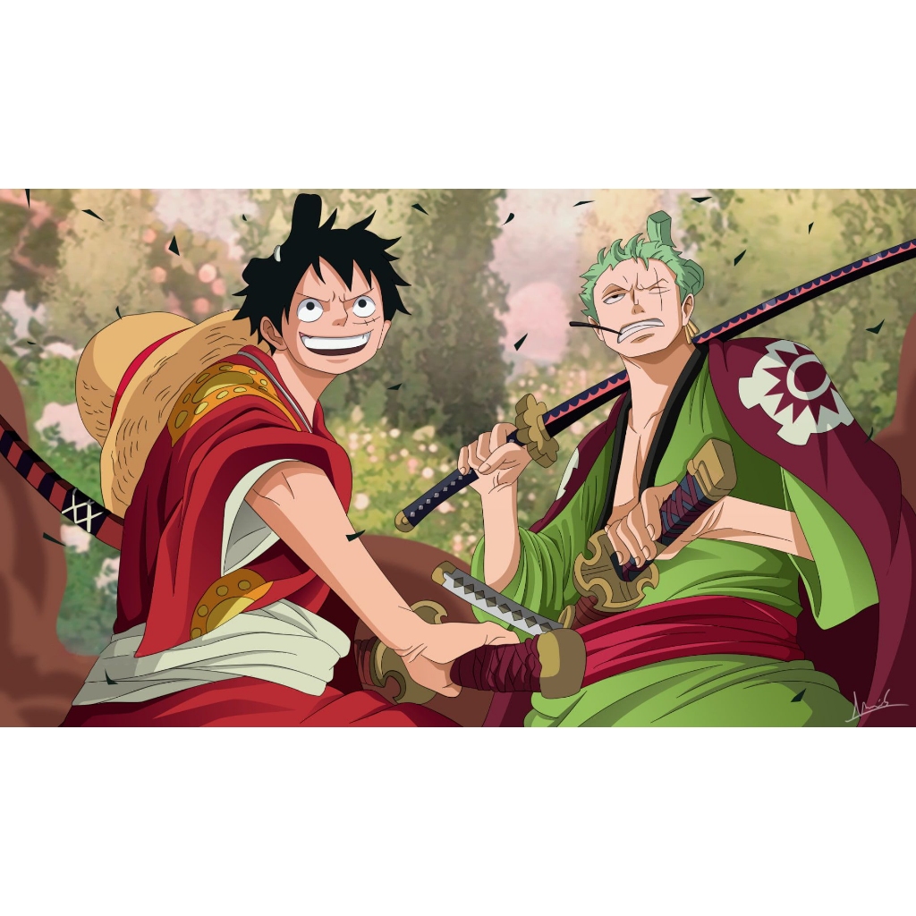 Tranh Dán Tường Roronoa Zoro One Piece