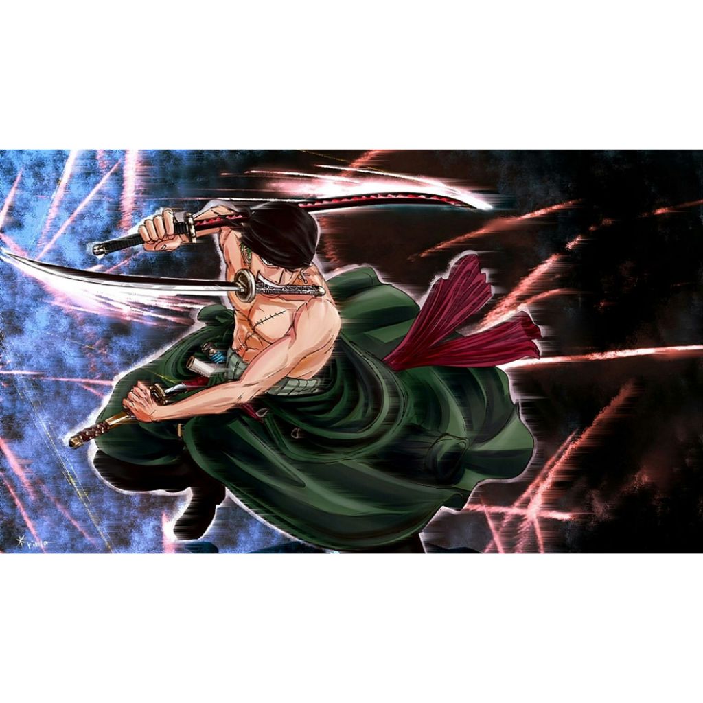 Tranh Dán Tường Roronoa Zoro One Piece