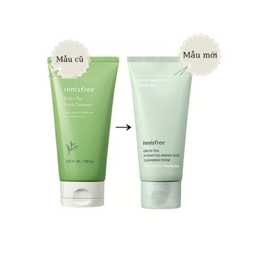 Sữa Rửa Mặt Trà Xanh Innisfree Green Tea Foam Cleanser 150ml / Làm sạch kiểm soát dầu_uyenxinh.cosmetic