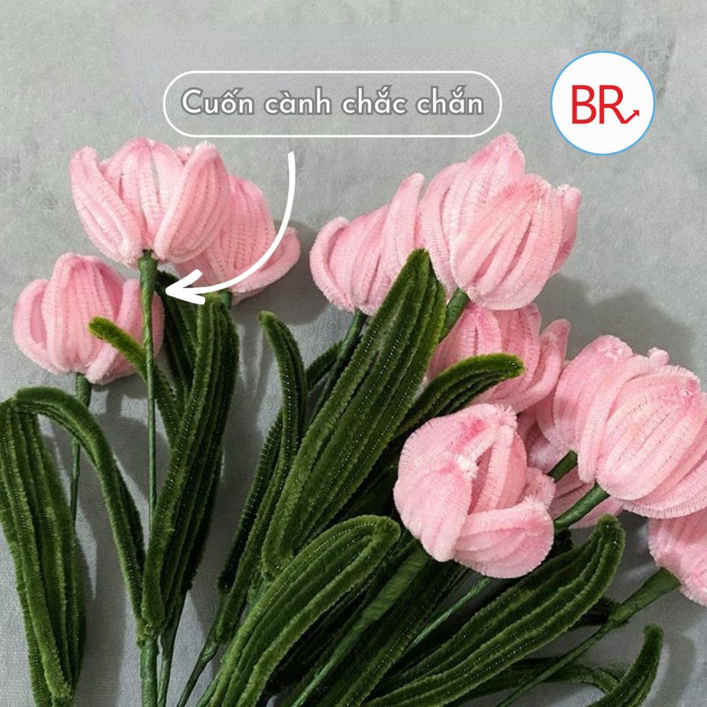 Cuộn băng keo sáp quấn cành hoa handmade - Băng dính sáp cuốn cành, ruy băng giấy nguyên liệu làm hoa thủ công-br 02058