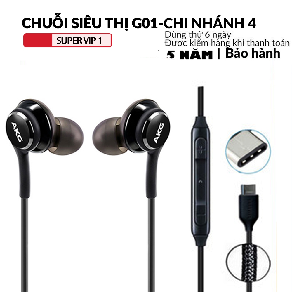 Tai nghe Samsung AKG S10 Type C âm thanh cực tốt mau chốt [BH 24 tháng]