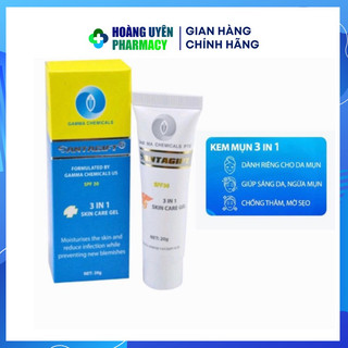 Gel hỗ trợ giảm mụn mờ thâm Santagift 20g