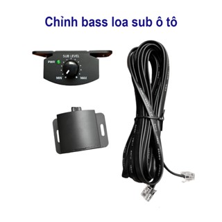  Cục chỉnh BASS loa sub trầm gầm ghế ô tô 