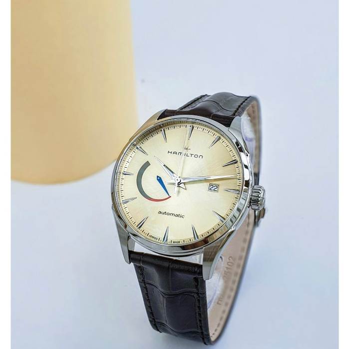 Đồng hồ chính hãng nam Hamilton Jazzmaster Power Reserve Automatic H32635521- Máy cơ Thụy Sĩ - Kính Sapphire