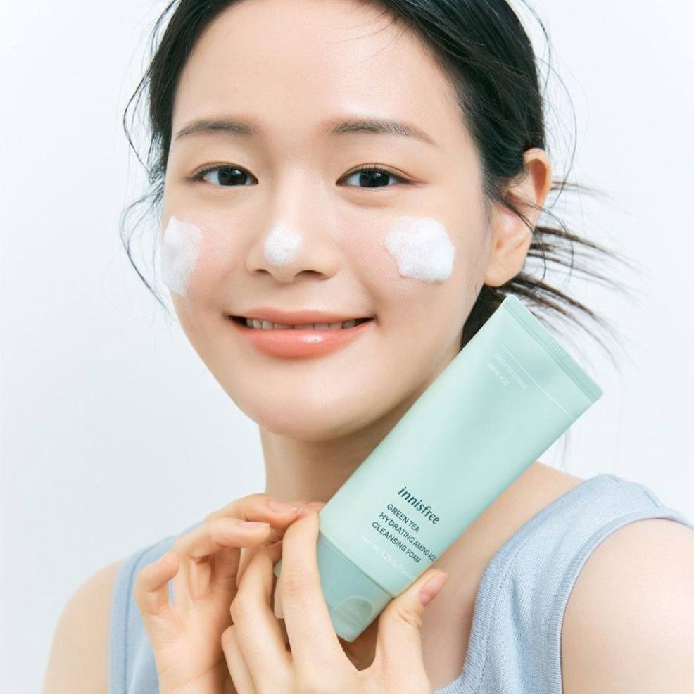 Sữa Rửa Mặt Trà Xanh Innisfree Green Tea Foam Cleanser 150ml / Làm sạch kiểm soát dầu_uyenxinh.cosmetic