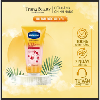 Dưỡng thể Vaseline 10X, 50X trắng da, chống nắng SPF50 Thái Lan