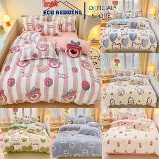 C05 bộ chăn ga gối nỉ nhung 3d mềm mịn, bộ chăn ga gối nỉ tuyết sữa cao cấp hàng loại 1