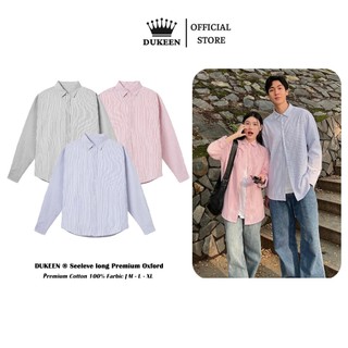 Áo sơ mi nam nữ dài tay form rộng unisex. sơ mi kẻ sọc dài tay basic sm028