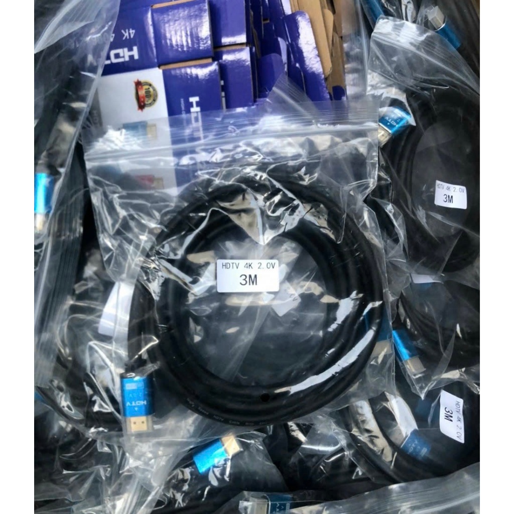 Dây HDMI 1.5m Zin Bóc Máy Cao Cấp Siêu Bền, Dèo Dai Đàn Hồi Tốt