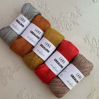 Cuộn len sợi linen, sợi mùa hè Lang Crealino