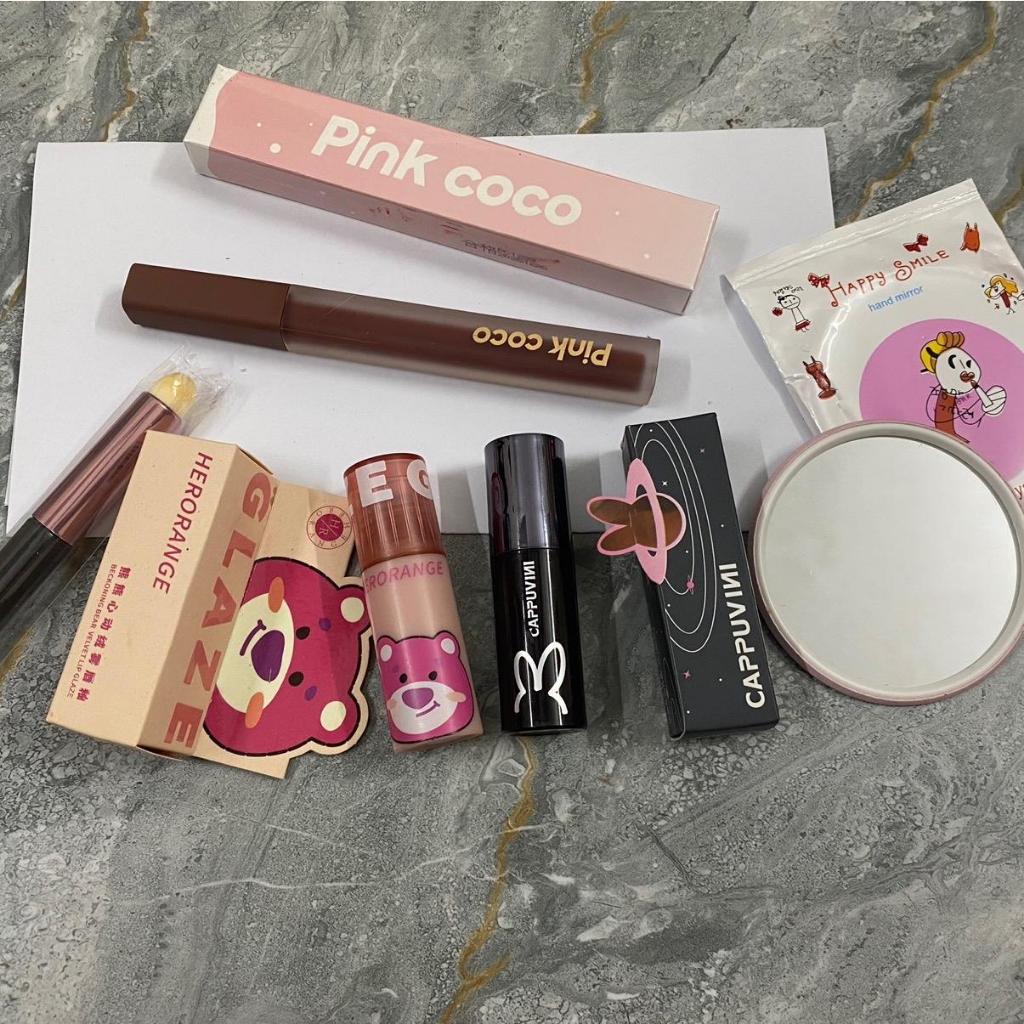 Combo 3 son campvini  hót  nè .  tặng cọ +   gương.