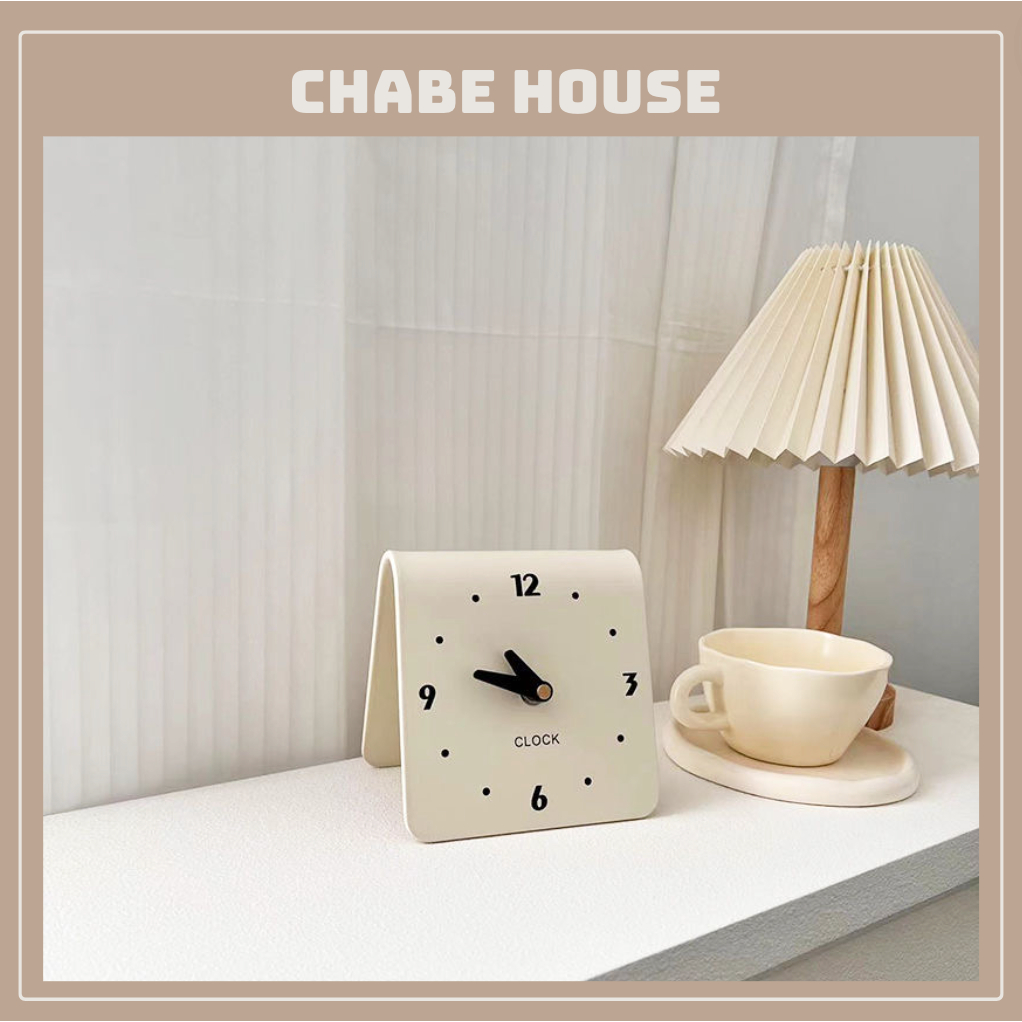 Đồng hồ để bàn thiết kế đơn giản nhưng không kém phần sang trọng siêu dễ thương dùng để decor phòng