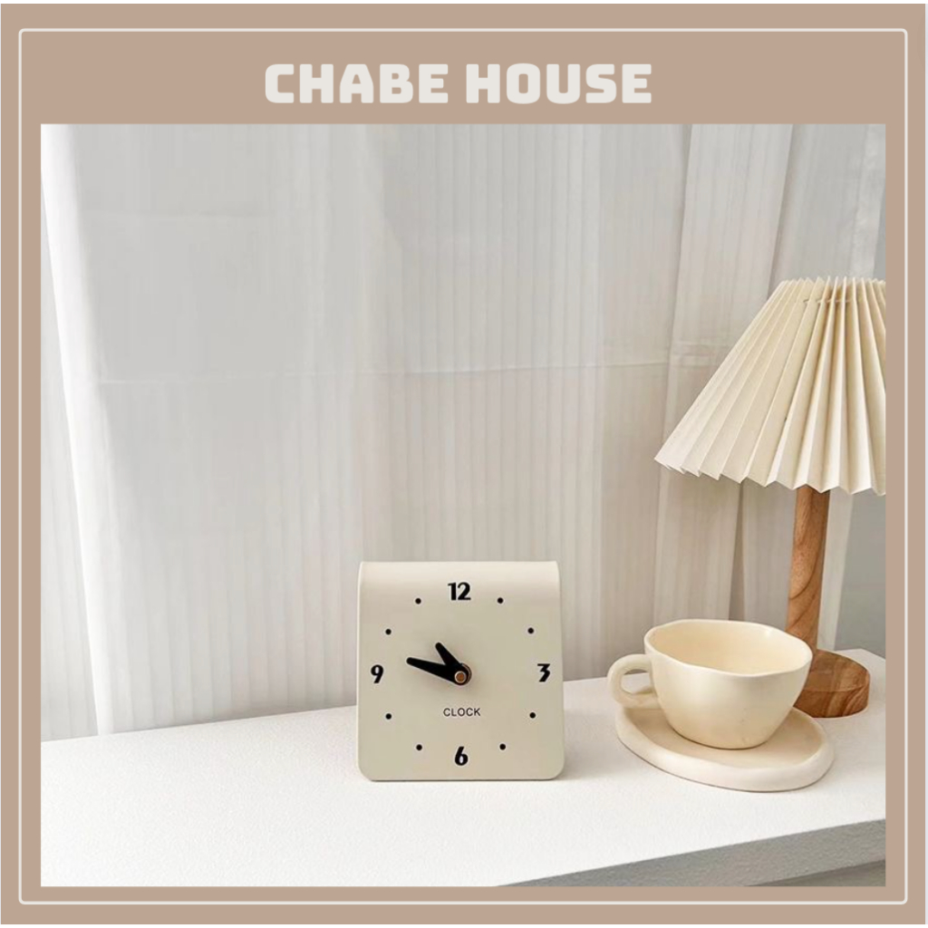 Đồng hồ để bàn thiết kế đơn giản nhưng không kém phần sang trọng siêu dễ thương dùng để decor phòng