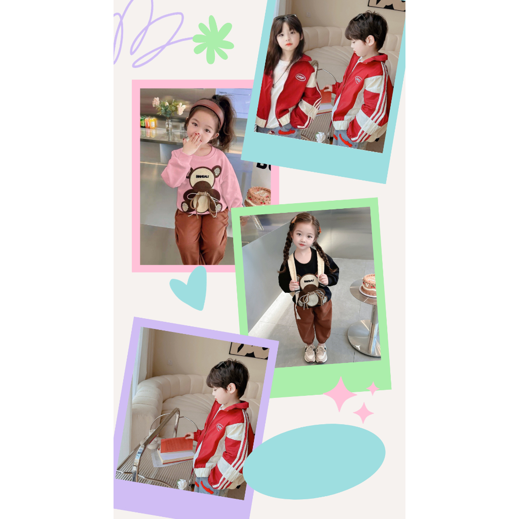 Set Bộ Quần Áo Nỉ Cao Cấp Dày Dặn Ấm Cho Bé Trai, Bé Gái Mùa Thu Đông Lạnh Nhà CAFE_BABY102