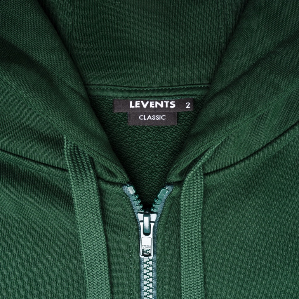 Áo Zipper Hoodie Levents Classic/ Dark Green