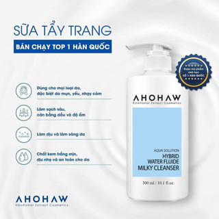 Sữa tẩy trang Ahohaw Aqua Solution Water Fluire Milk Cleaner