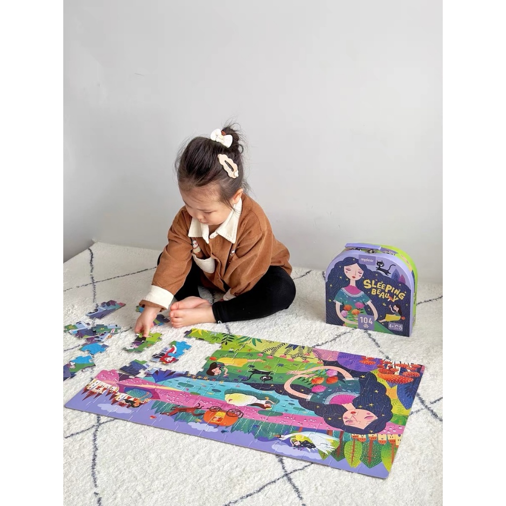 Đồ Chơi Xếp Hình Mideer Vali Gift Box Puzzle