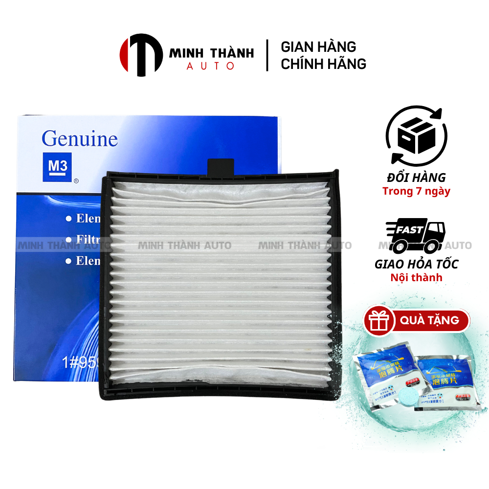 Lọc gió điều hòa, máy lạnh, lọc gió cabin xe Aveo, Gentra (Mã OEM: 95981206/96830504/96962173) MINH THÀNH AUTO