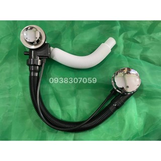 Bộ xả thoát nước bồn tắm nằm đầu vặn inox