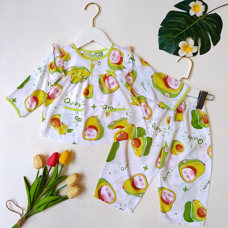 7-32kg Bộ lanh (tole) Tay Dài Quần Dài BÉ GÁI
