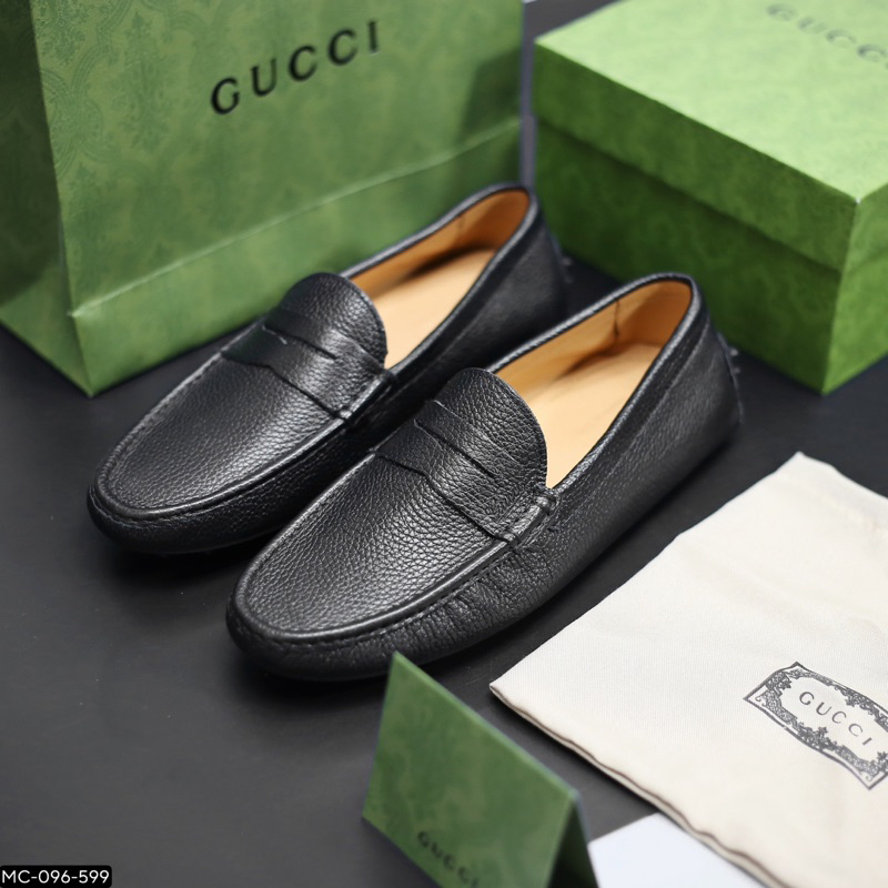 Giày lười, giày mọi Moca Da bò Đế âm - Bảo hành 12 tháng 🔥 MC096