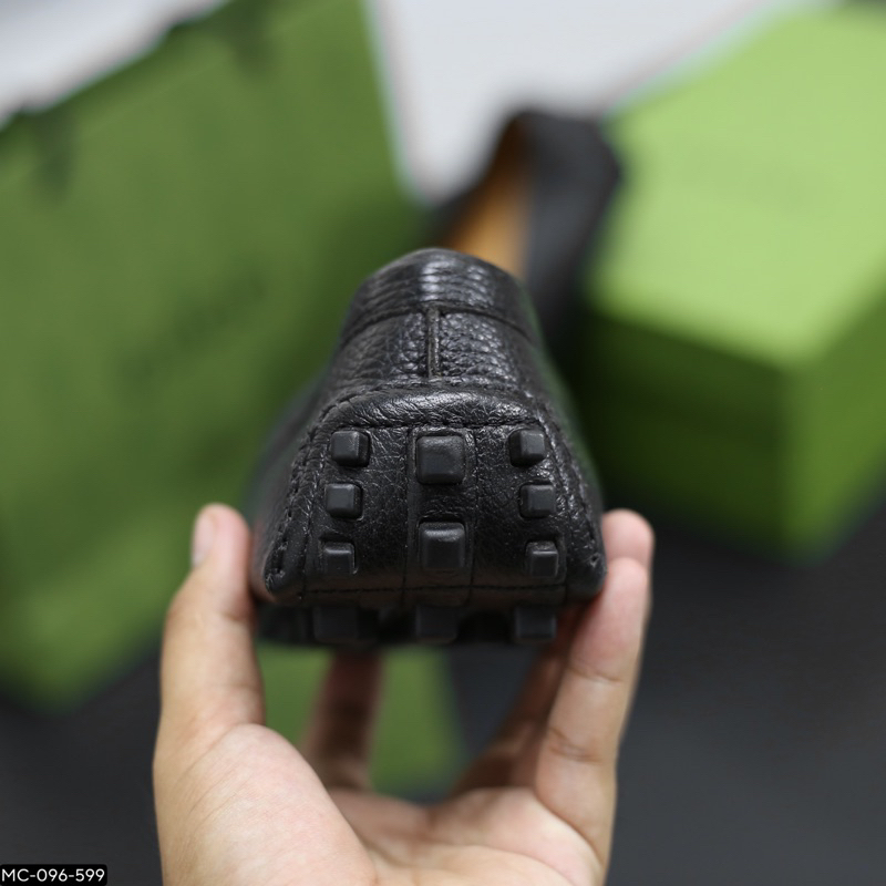 Giày lười, giày mọi Moca Da bò Đế âm - Bảo hành 12 tháng 🔥 MC096