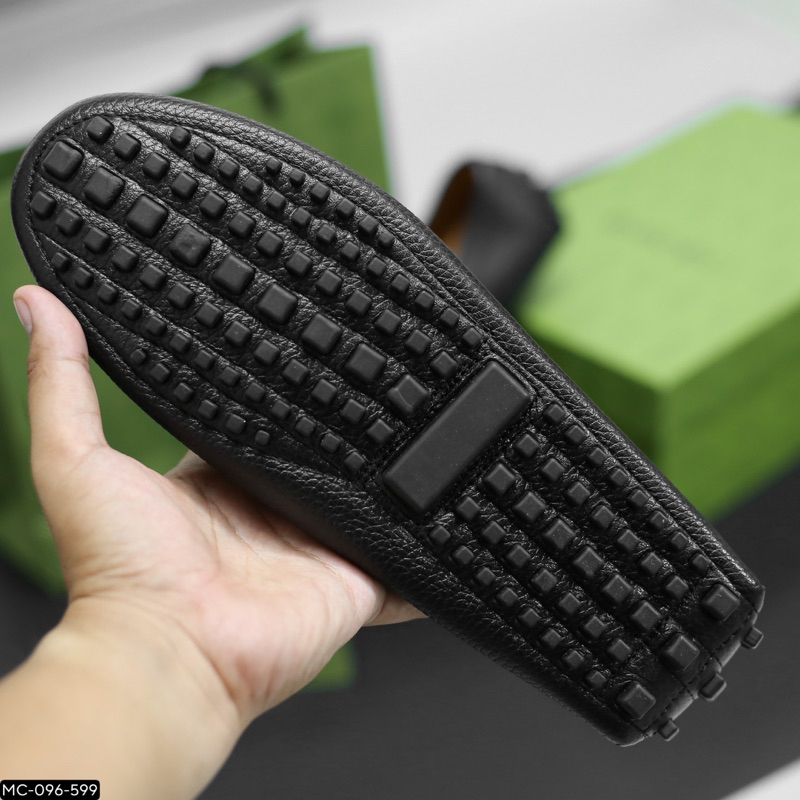 Giày lười, giày mọi Moca Da bò Đế âm - Bảo hành 12 tháng 🔥 MC096