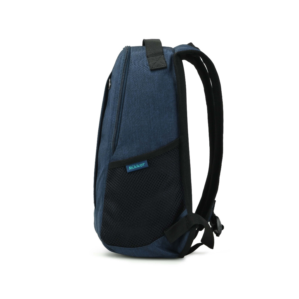 Ba lô thời trang Mikkor The Ivy màu navy 2 tone hàng chính hãng