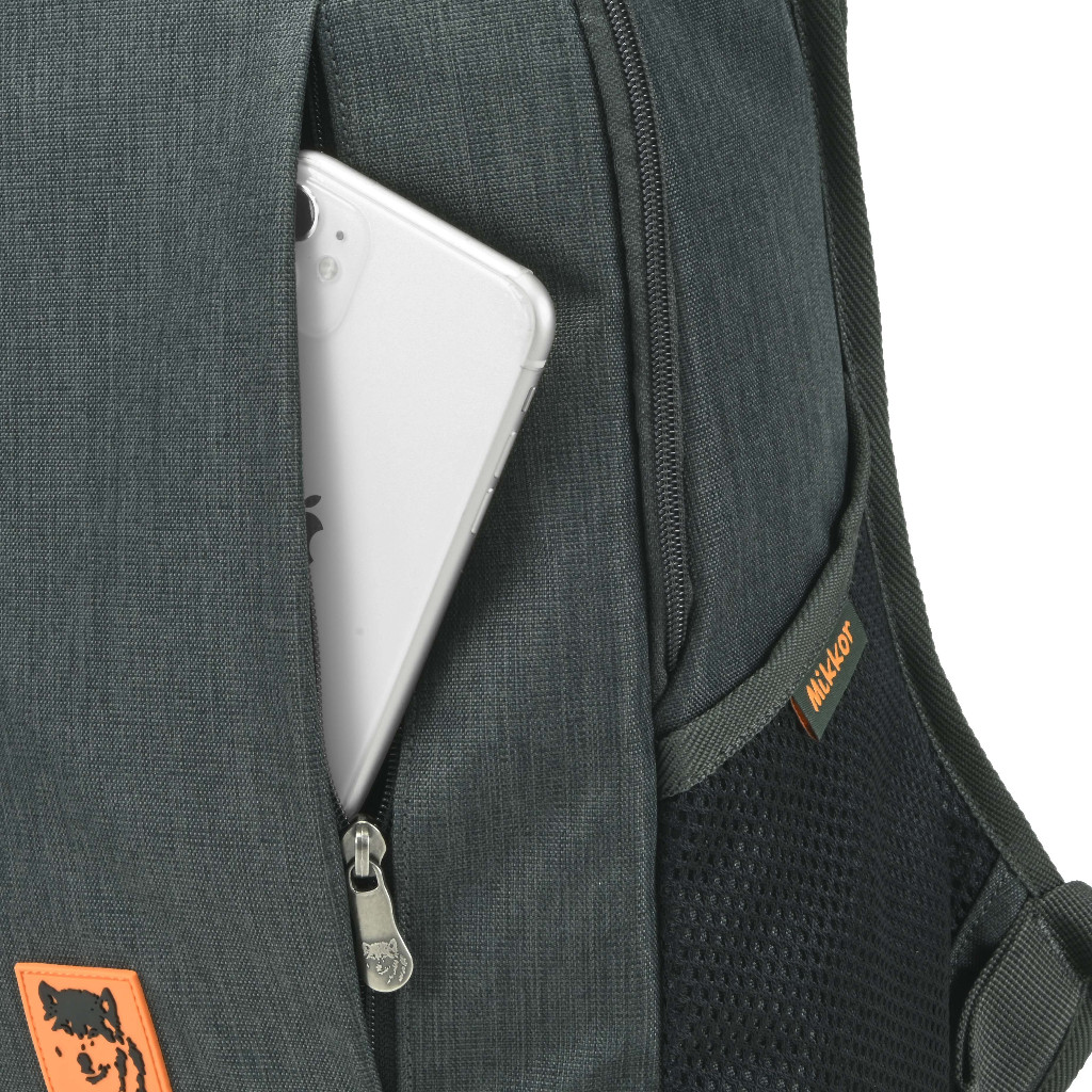 Ba lô thời trang Mikkor The Ivy màu 2 tone Graphite, hàng chính hãng