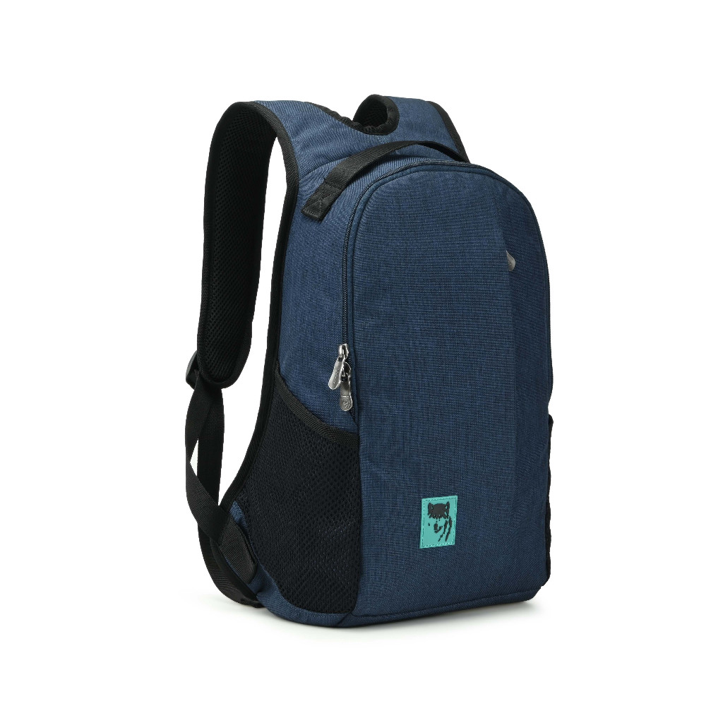 Ba lô thời trang Mikkor The Ivy màu navy 2 tone hàng chính hãng