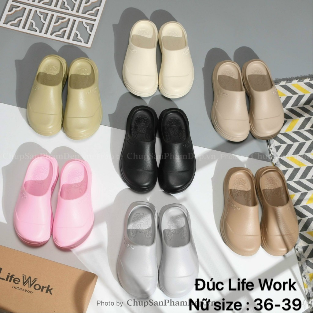 "Chính Hãng" Sục Life Work Đúc nguyên khối size nam nữ