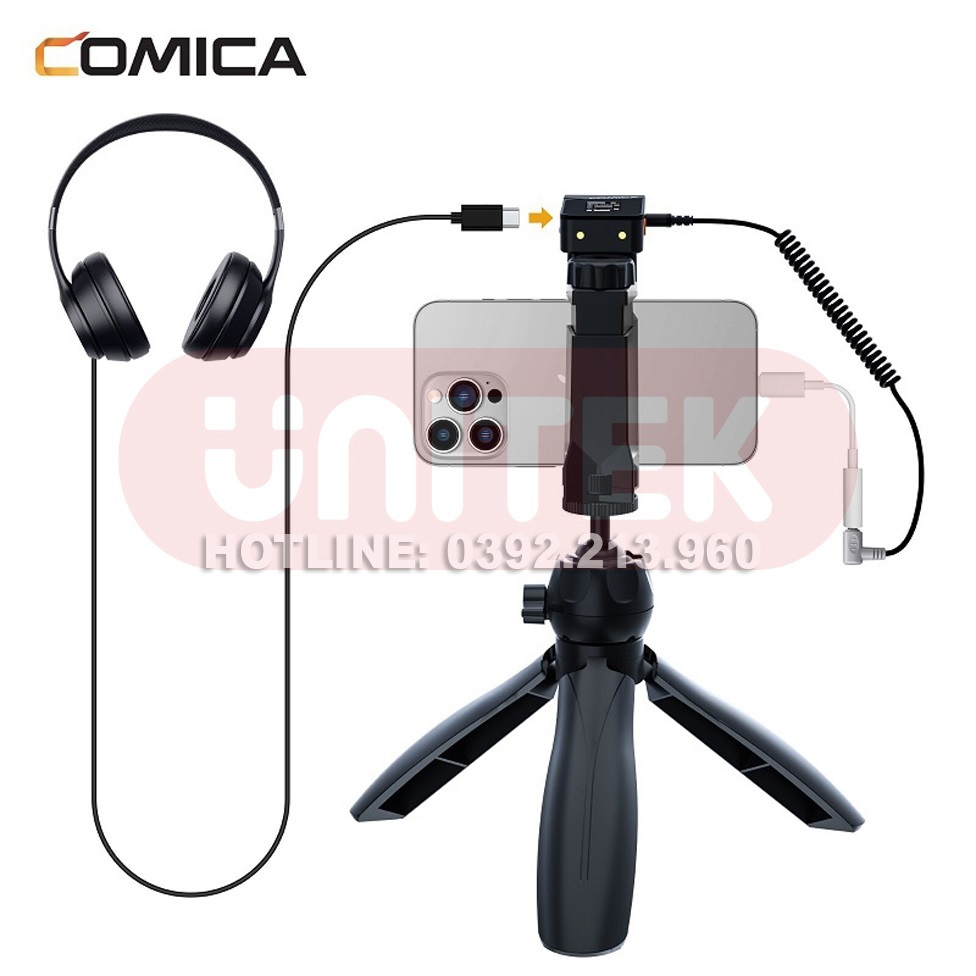 Micro Cài Áo Không Dây 2.4G Comica Vimo C1/C2/C3 - Micro Cài Áo Cho Điện Thoại & Máy Ảnh, Máy Quay