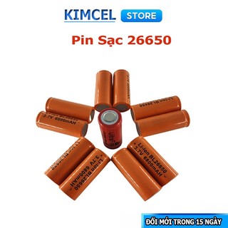 Pin sạc đa năng 26650 dung lượng cao Pin sạc đèn pin
