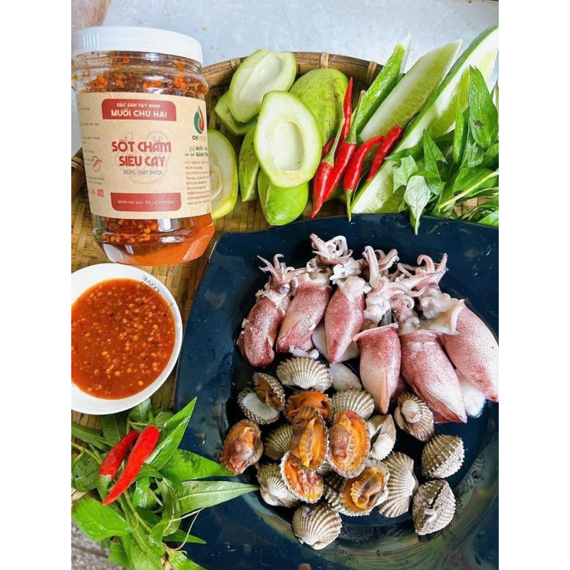 SỐT CHẤM SIÊU CAY và CAY VỪA CHÚ HẢI Ngon số dách hủ 500gr