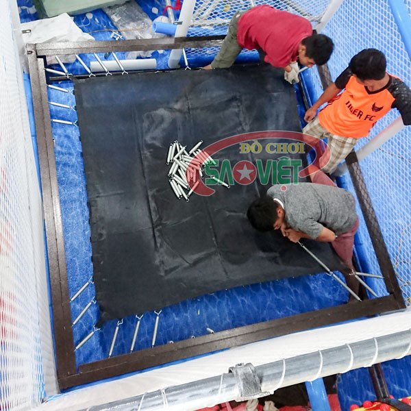 Lò xo sàn nhún bạt nhún bằng kim loại NL09A00