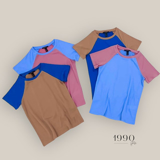 áo tay raglan phối 4 màu vnxk