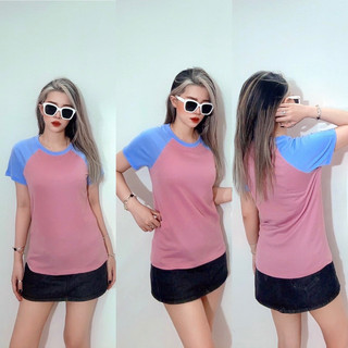 áo tay raglan phối 4 màu vnxk