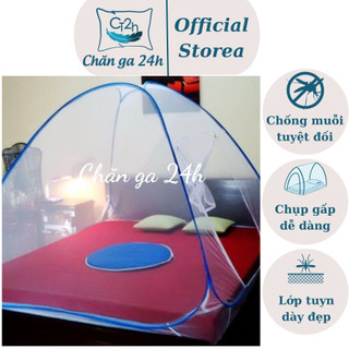 Màn chụp tự động - mùng tự bung 1m6- 1m8-2m cao cấp