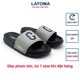 Dép quai ngang nam nữ trẻ em đúc liền siêu nhẹ êm chân thời trang Latoma TA7995 (Xám)
