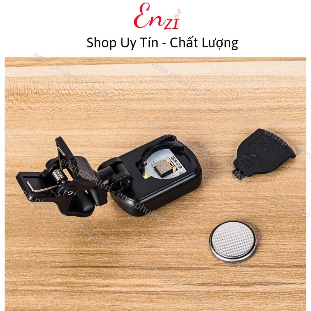 Máy lên dây đàn guitar ukulele violin Tuner Aroma guitar ukulele violin chất lượng Enzi