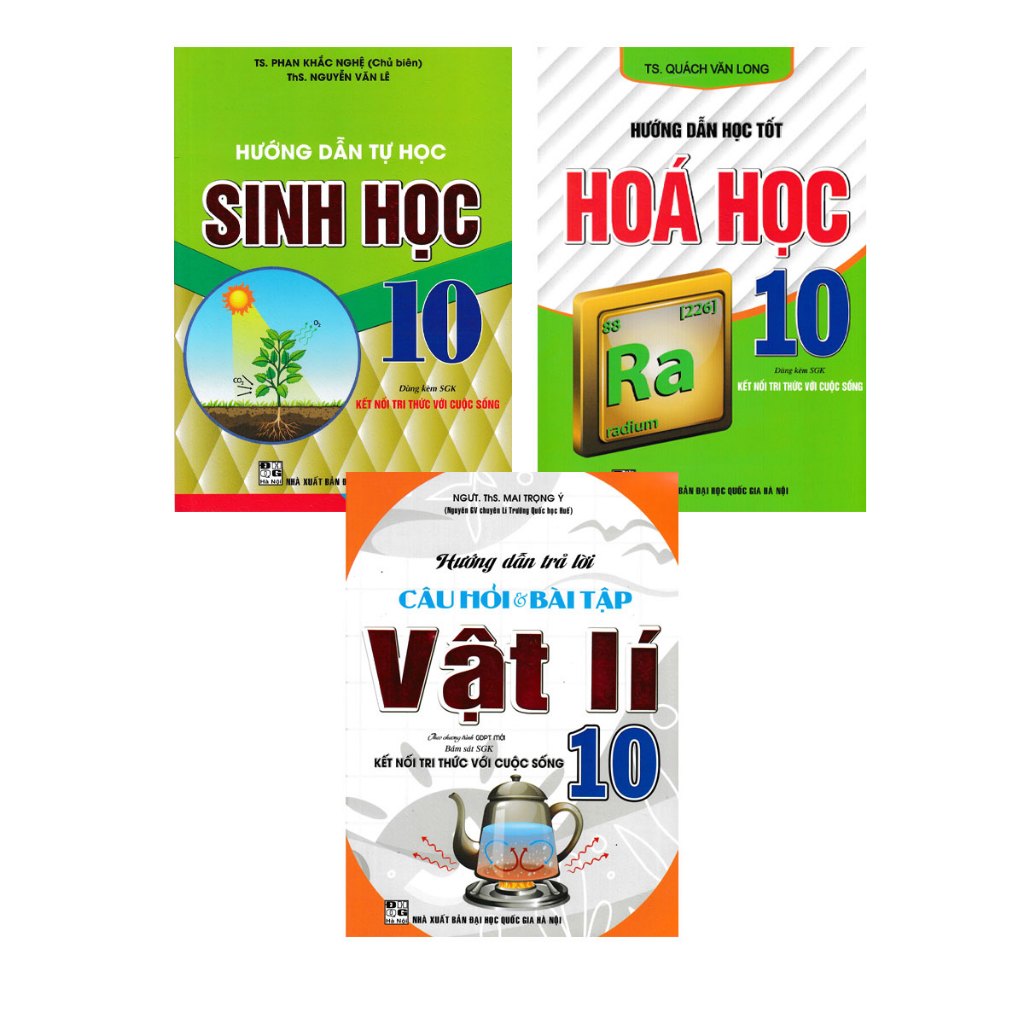 Sách - Combo Hướng Dẫn Học Lý - Hóa - Sinh Lớp 10 (Bám Sát SGK Kết Nối Tri Thức Với Cuộc Sống) (Bộ 3
