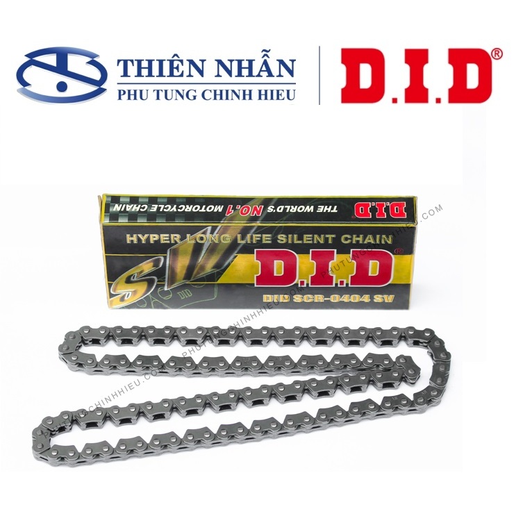 Sên cam kép DID SCR0404SV-88LE cho xe Suzuki Viva 115, Revo 110, Smash, Yamaha Force