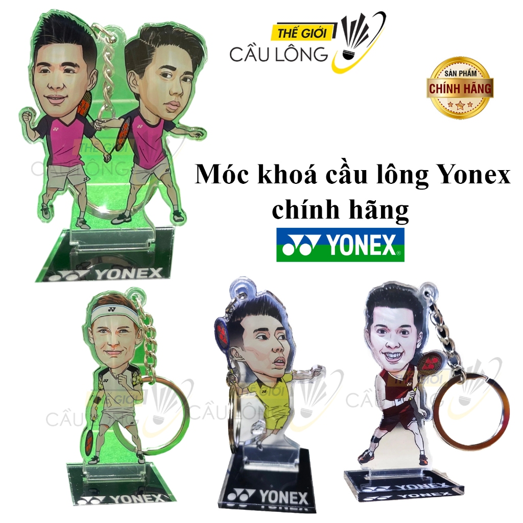 Móc khoá cầu lông Yonex hình vận động viên chính hãng