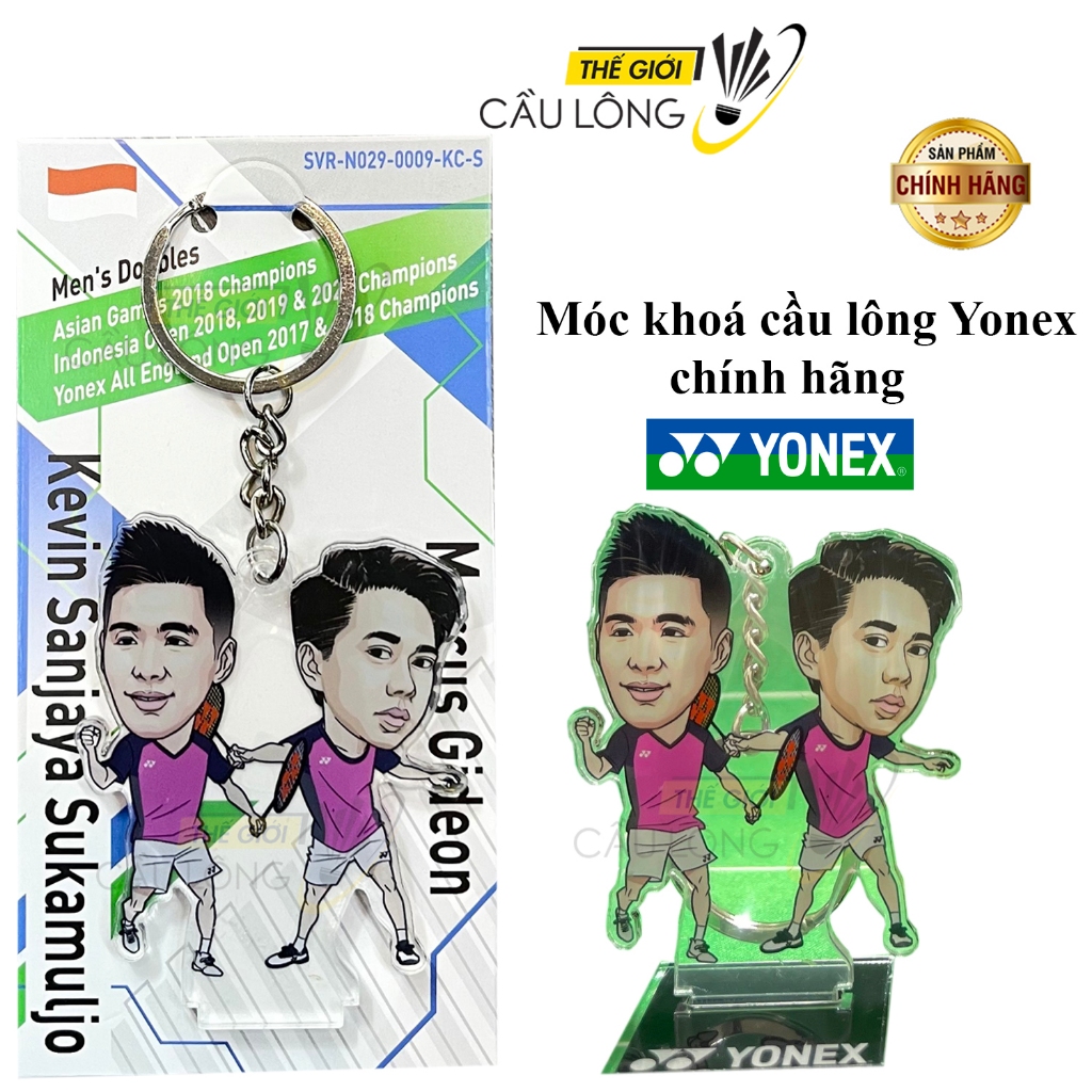 Móc khoá cầu lông Yonex hình vận động viên chính hãng
