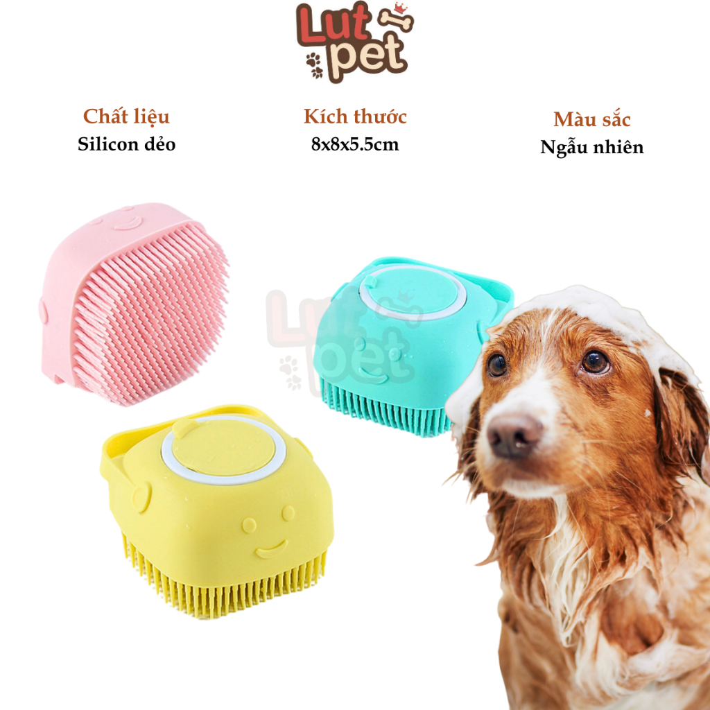 BÀN CHẢI TẮM CHO THÚ CƯNG , CHÓ - MÈO MASSAGER VÔ CÙNG TIỆN DỤNG